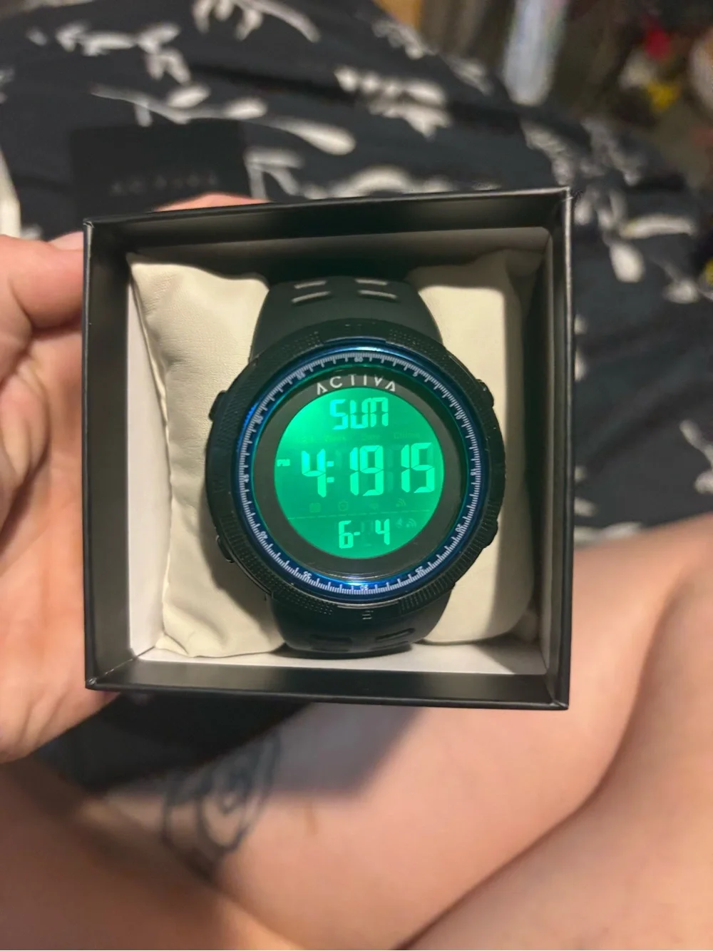 Activa X Invicta Digital Men's Watch - 50mm. Black (ACW1915-010)